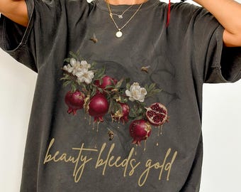 Pomegranate Persephone Hades Greek Goddess Dress Gods Mythology Ancient Greek Mythology T Shirt Ancient Greek Bookish Things PTSD Gothic