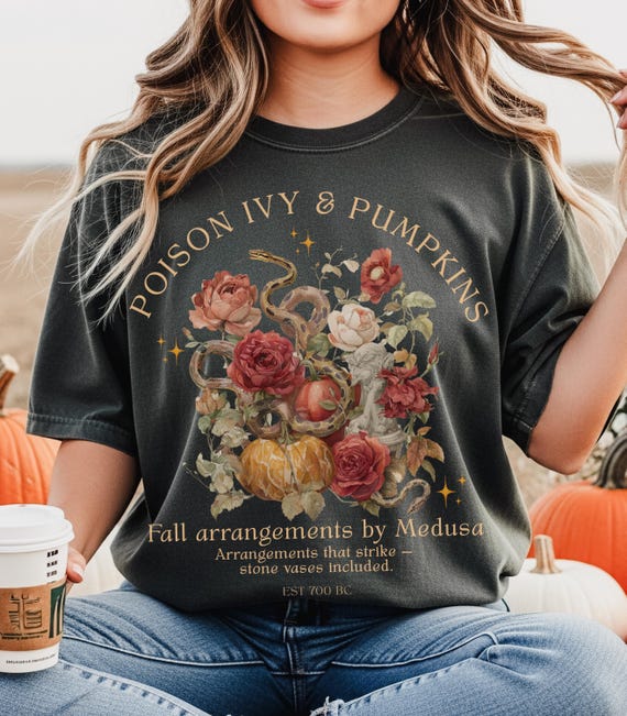 Medusa Greek Mythology Halloweenshirt Spookyseason Farmers Market Shirt Feminism Shirt Cottage Core Clothes Medusa Shirt Halloweentshirt