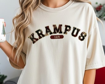 Krampus Shirt Krampus Sweatshirt Krampus Winter Solstice Gift Goth Christmas Yule Solstice Gothic Christmas Krampus Sweater Spooky Christmas