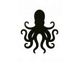 Octopus Vinyl Decals: Waterproof Stickers for Laptop, Water Bottle