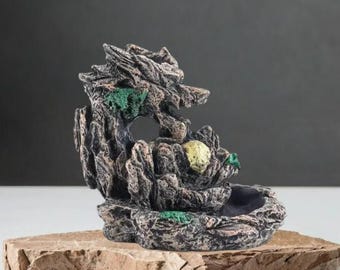Dragon Backflow Incense Burner: Waterfall Smoke, Feng Shui Decor