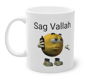 Sag Vallah - Tasse Keramik, Vallah Billah, Vallah Tasse, meme Tasse, Psychose, loste Tasse, dumme Tasse, Die Stimmen