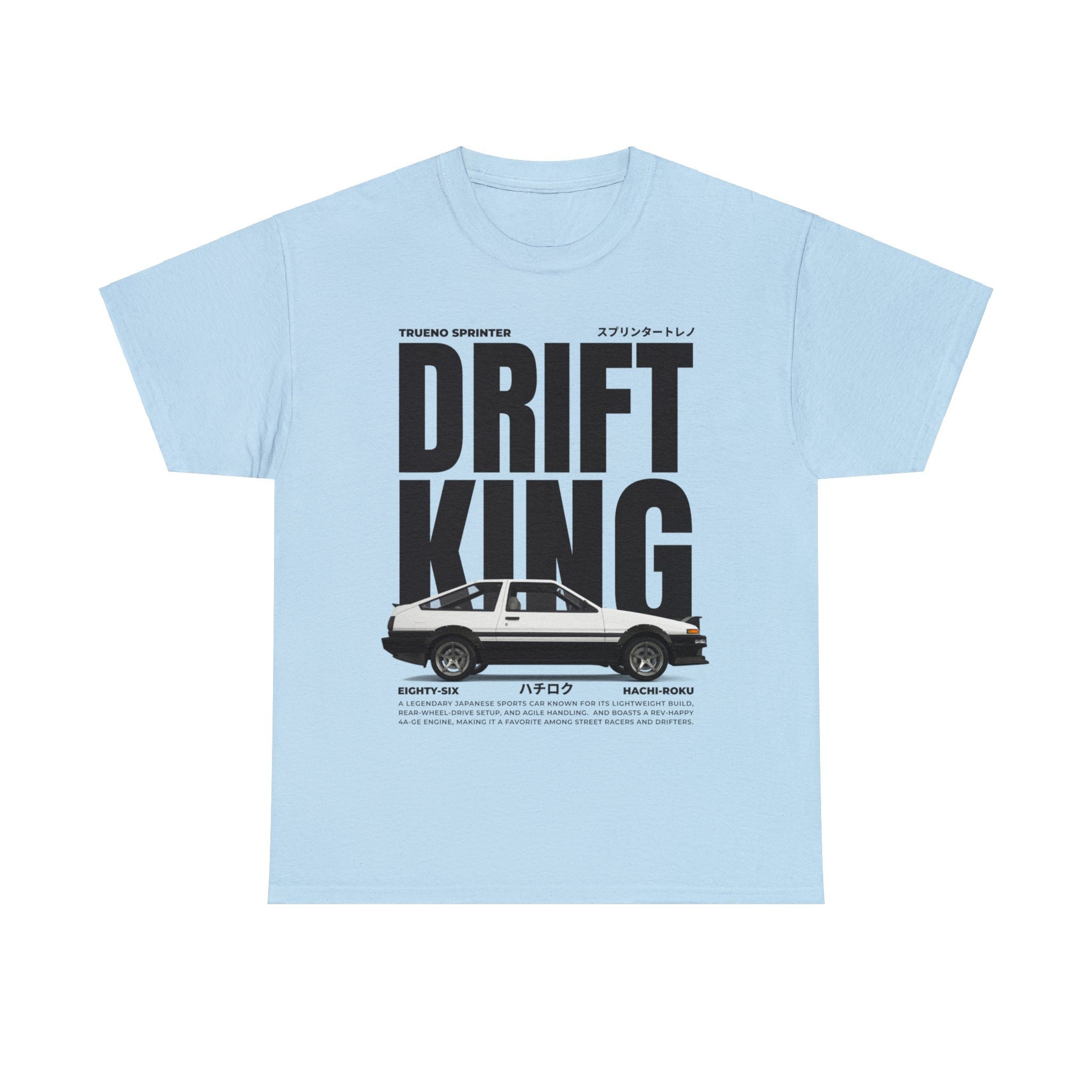 Cheerful Drift Like A Real Drifter Illustration T-Shirt Cheerful Drift Like A Real Drifter Illustration T-Shirt