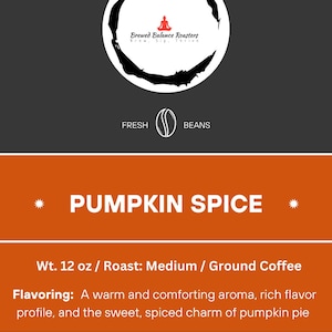 Pumpkin Spice Flavored Coffee 12 oz.