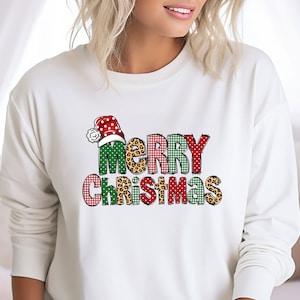 Frauen Weihnachten Sweatshirt, Weihnachten Frauen, Frohe Weihnachten Sweatshirt, Weihnachten Sweatshirt, Weihnachten Sweatshirts für Frauen, Merry Santa