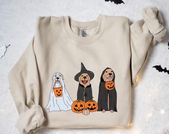 Halloween Dog Sweatshirt, Spooky Season Crewneck