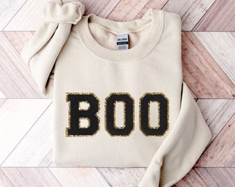 Boo Halloween Sweatshirt, Halloween Sweatshirt, Boo Sweatshirt, Fall Hoodie, Spooky Season Sweatshirt, Halloween Lover Gift, Cute Boo Hoodie
