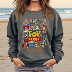 Comfort Colors® Toy Story Characters Sweatshirt, Toy Story Est. 1995 Sweatshirt, Disney Toy Story Sweatshirt, Toy Story Friends Sweatshirt