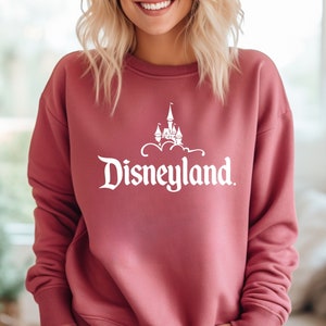 Comfort Colors® Disneyland Castle Sweatshirt, Disneyland Sweatshirt, Disney Trip Sweater, Magical Kingdom, Magical Disney Castle Sweatshirt