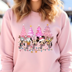 Mickey and Friends Disney Christmas Sweatshirt, Mickey&#39;s Very Merry Christmas Shirt, Christmas Tree Sweatshirt Shirt, Disney Christmas