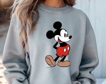 Family Micky Maus Sweatshirt Disney Hoodie Damen Sweatshirt Mickey