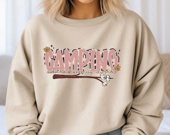 Bluza kempingowa, Bluza przygodowa, Bluza kempingowa, Bluza dla miłośników kempingu, Bluza z kapturem kempingowa, Bluza turystyczna, Prezent kempingowy