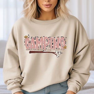 Camping Sweatshirt, Adventure Sweatshirt, Camper Sweatshirt, Camp Lover Sweatshirt, Camping Hoodie, Hiking Sweatshirt, Camping Gift