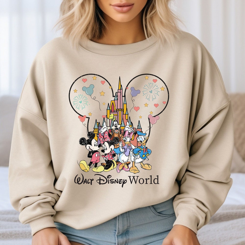 Walt Disney World Sweatshirt, Mickey And Friends Sweatshirt, Magic Kingdom Sweatshirt, Disneyworld Sweatshirt, Disney Family Sweatshirt