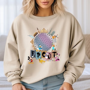 Disney Epcot Since 1982 Sweatshirt, Disney Trip Sweatshirt, Mickey And Friends Epcot Sweatshirt, Disney  Family Vacation, Epcot Sweatshirt