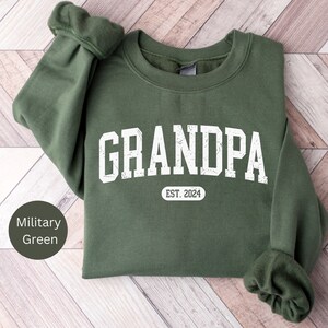 Retro Cool Grandpa Sweatshirt, Personalized Grandpa Sweatshirt, Fathers Day Gift, Gift for Grandparents, Gift for Grandpa, New Grandpa Gift