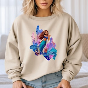 Ariel Sweatshirt Etsy