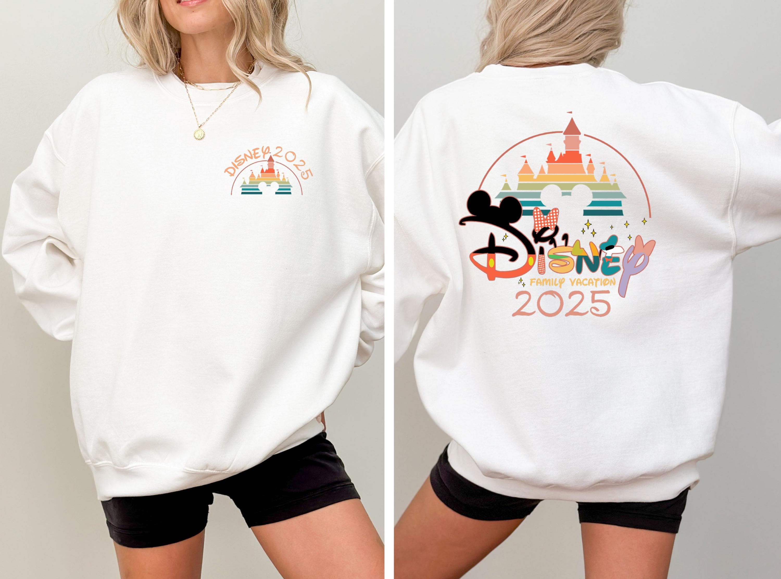 Disney 2025 Sweatshirt, Disney Sweatshirt, Family Sweatshirt