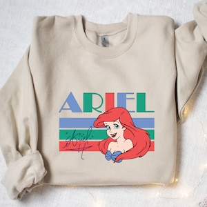 Ariel Est.1989 Sweatshirt, Ariel Disney Princess Sweat, Princess Sweatshirt , Ariel Disney Princess Sweatshirt, Disney World Sweatshirt,
