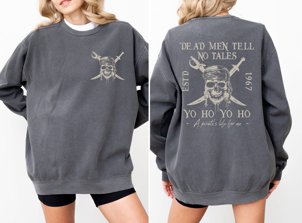 Snorider Design Comfort Dead Men Hoodie, Pirates Of The Caribbean Dead Men Tell No More Tales Sweatshirt, Disney Hoodie, Vintage Pirates Sweatshirt