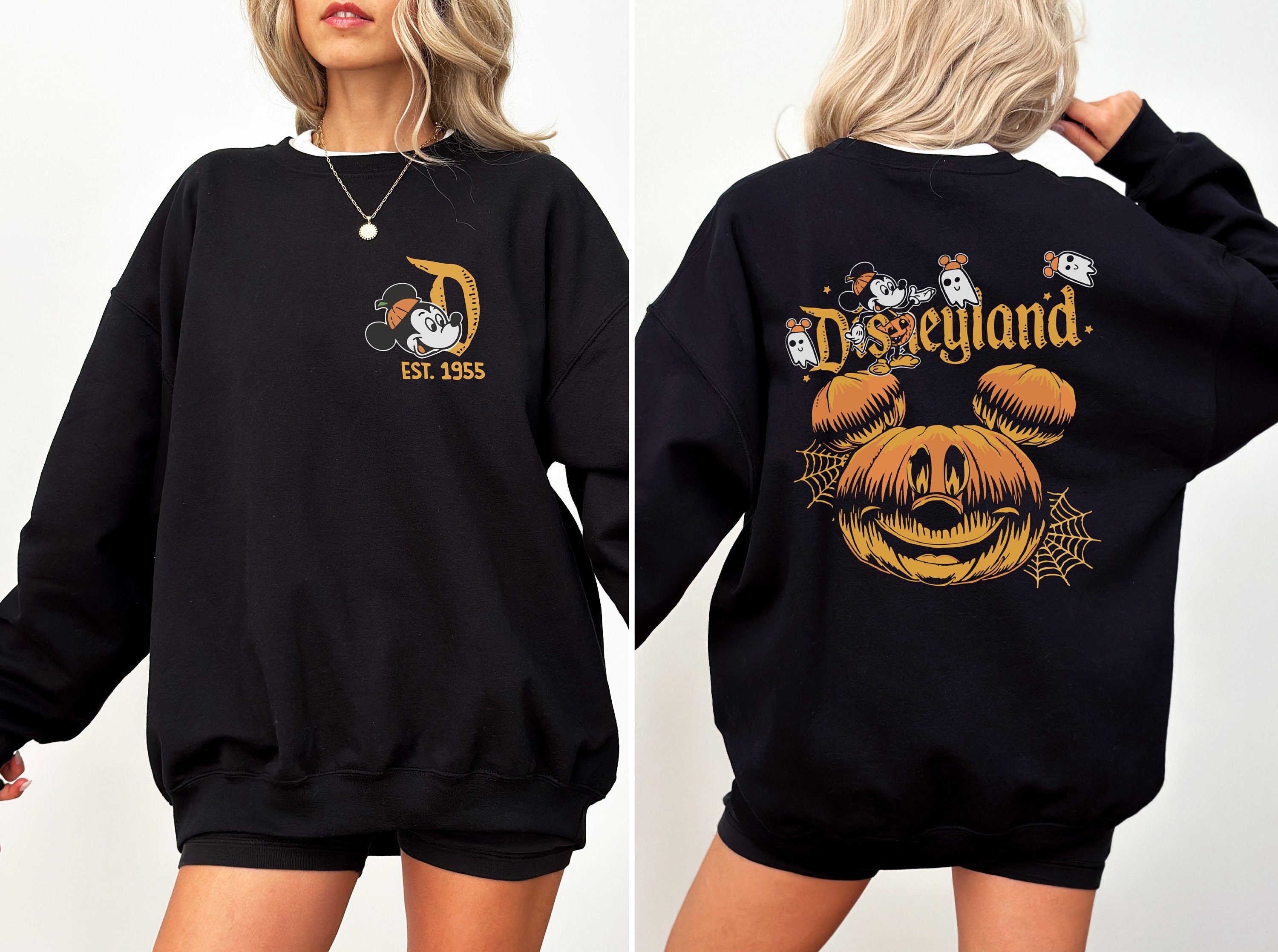 Disneyland Est. 1955 Sweatshirt, Disney Halloween Sweatshirt