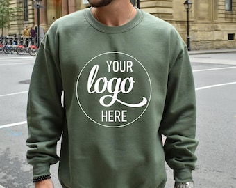 Personalized Company Sweatshirt, Custom Logo Sweatshirt, Business Logo Sweatshirt, Company Logo Sweater, Team Hoodie
