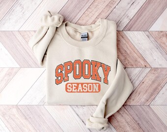 Halloween Sweatshirt, Halloween Gift Hoodie, Spooky Season Sweatshirt, Fall Sweatshirt, Retro Spooky Sweatshirt, Spooky Halloween Sweatshirt