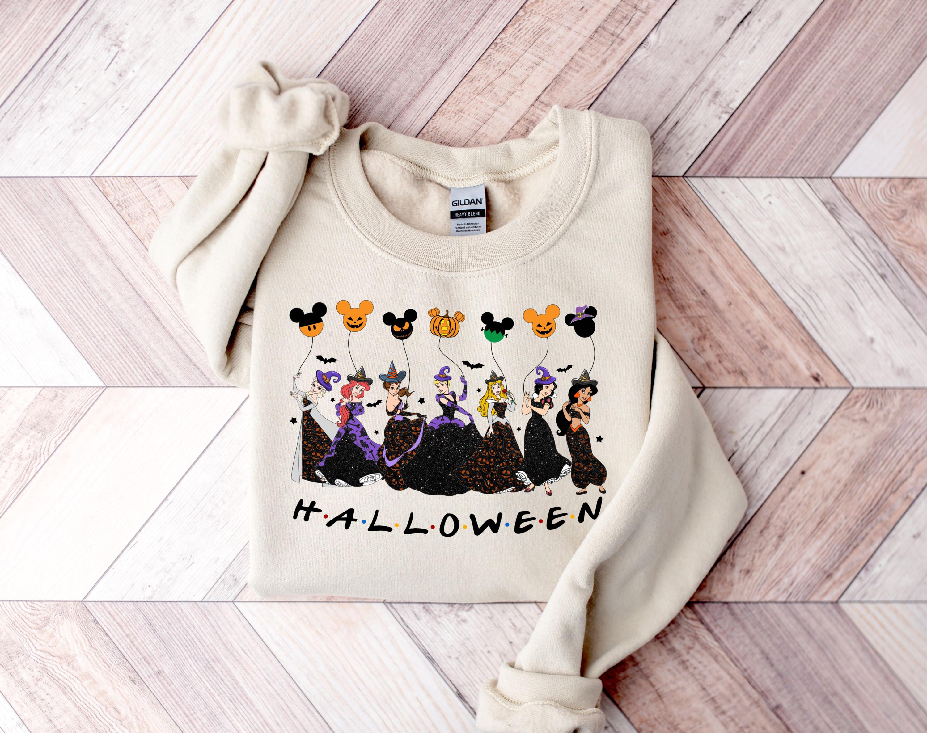 ディズニープリンセス ハロウィン スウェットシャツ、ディズニー