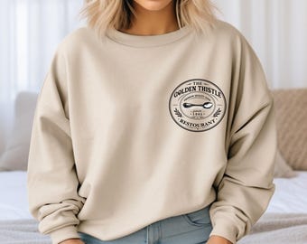 Custom Logo Sweatshirt, Personalized Company Logo Sweatshirt, Custom Your Text Sweatshirt, Restaurant Logo Sweatshirt, Business Logo Sweater