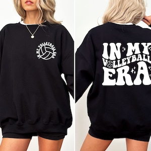 Sudadera &quot;En mi época del voleibol&quot;, sudadera de jugador de voleibol, sudadera de voleibol, regalo para entrenador de voleibol, sudadera para mamá de voleibol