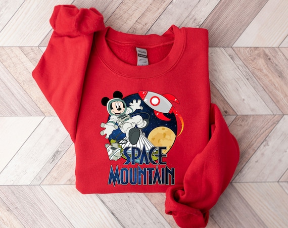 ★人気★【ORDINARYPEOPLE】★MICKEY UNIVERSE SWEATSHIRT.S★ Space Mountain Sweatshirt, Mickey Space Mountain Sweatshirt