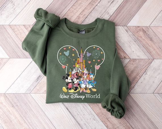 Walt Disney World Sweatshirt, Mickey and Friends Sweatshirt