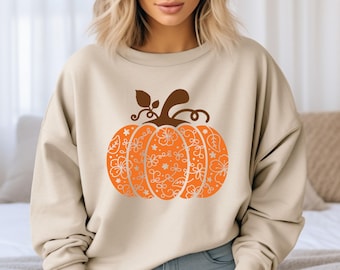 Pumpkin Sweatshirt, Thanksgiving Sweatshirt, Fall Season Sweatshirt, Thanksgiving Pumpkin Sweater, Fall Pumpkin Sweatshirt, Halloween Gift