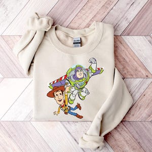 Toy Story Buzz Lightyear And Woody Sweatshirt, Toy Story Sweatshirt, Buzz Lightyear Sweatshirt, Sheriff Woody Sweatshirt, Disneyland Sweater