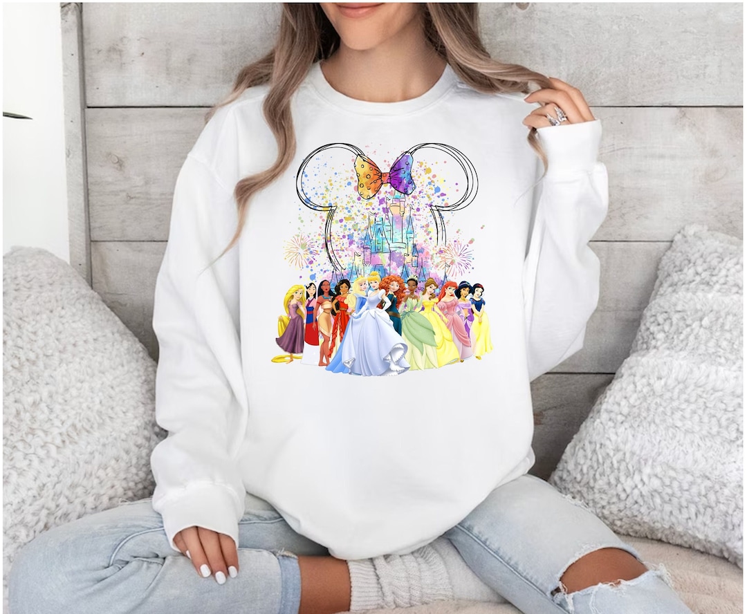 Pullover Sale Princess Damen Pullover Disney Princess Sweatshirt