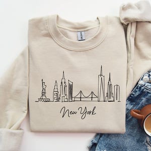 Bluza New York, Bluza New York Crewneck, Bluza New York Lover Gift, Bluza Vintage, Bluza New York City Trip