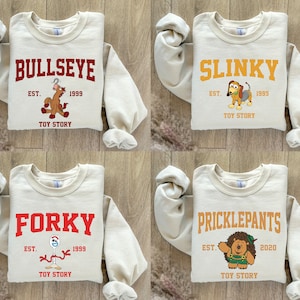 Toy Story Characters Sweatshirt, Disney Toy Story Group Matching Sweatshirt, Disney Toy Story Sweatshirt, Toy Story Fun Gift, Disney Trip