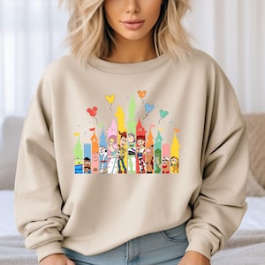 Toy Story Sweatshirt, Disney Castle Toy Story Sweatshirt, Toy Story Characters Sweatshirt, Toy Story Friends Sweatshirt, Disney Trip Hoodie