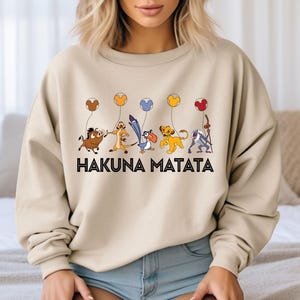 Disney Hakuna Matata Sweatshirt, Disney Lion King Sweatshirt, Timon Hoodie, Pumbaa Sweater, Disney Safari Sweater, Animal Kingdom Sweatshirt
