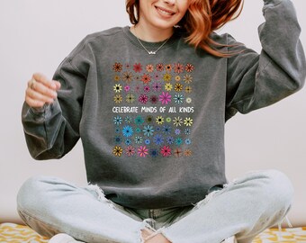 Komfortfarben Spezialpädagogik Sweatshirt, Neurovielfalt Hoodie