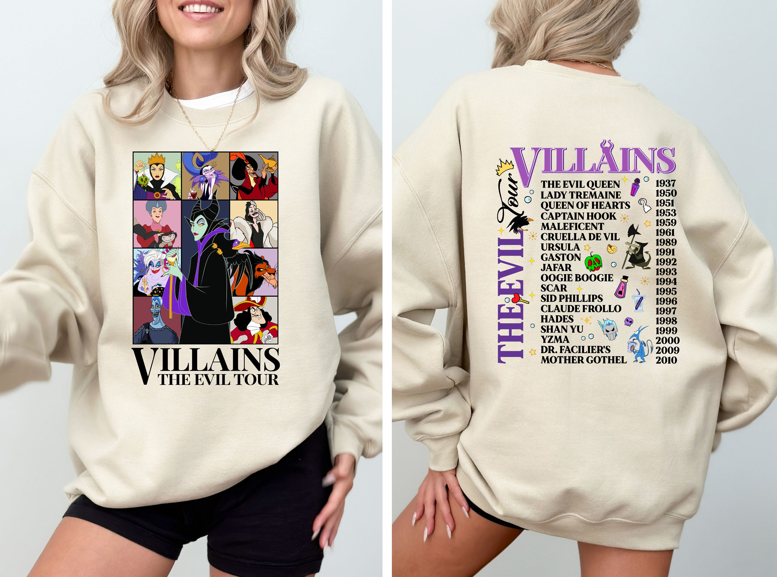 Villains Hoodie Etsy UK