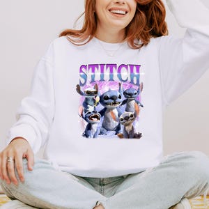 Comfort Colors® Cute Stitch Hoodie, Disney Squad, Stitch Sweatshirt, Disneyland Hoodie, Lilo & Stitch Sweatshirt, Disney Birthday Gifts