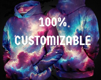 CUSTOM - All over print hoodie - One of a kind hoodie