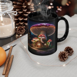 Whimsical Mushroom Mug with Cottage Core Vibes - Bring the Magic to Your Morning Ritual
