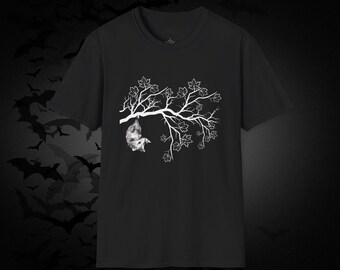 Goth Hanging Possum T-Shirt – Cute Opposum Tee, Edgy Style