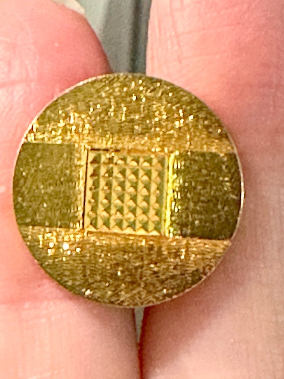 Mens 1960's gold plated diamond cut Corocraft Box… - image 9