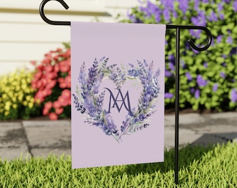 Auspice Maria Garden Flag: Catholic Virgin Mary Banner