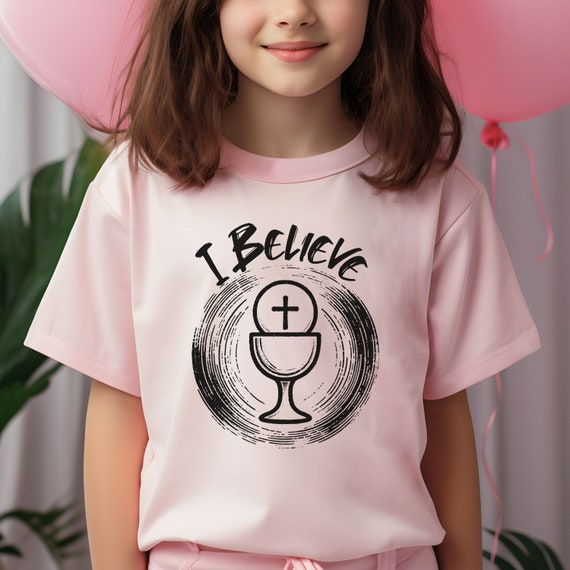 Eucharist Catholic Gift For 1st Holy Communion Girls Shirts Eucharist Catholic Gift For 1st Holy Communion Girls Shirts