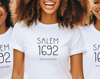 Salem 1692 Witch Shirt, Coven Gift, Unisex Tee