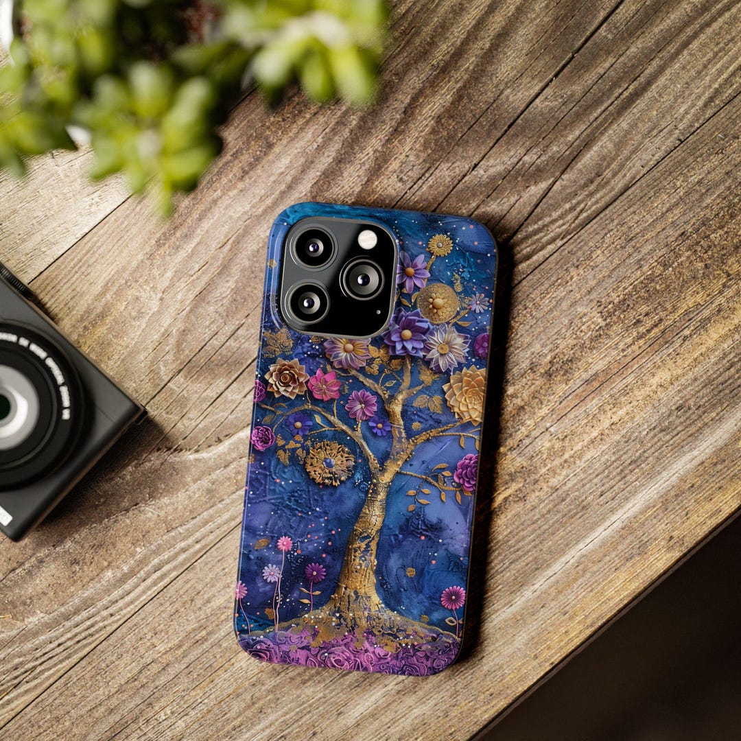 Magical Tree Design Slim iPhone Case, Nature Lover Gift, Bohemian ...